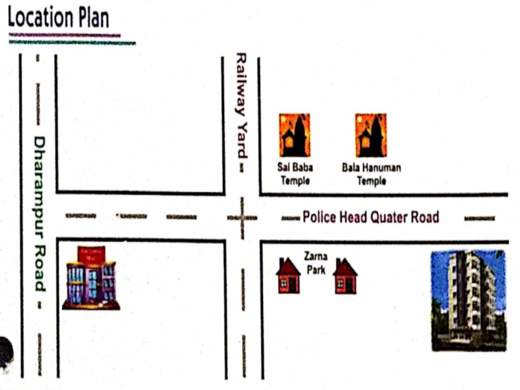  akashdeep 1 appartment Location Plan