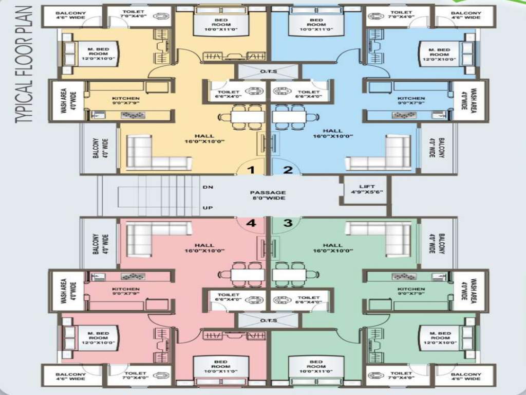  swastik enclave Swastik Enclave Cluster Plan from 1st to 3rd Floor