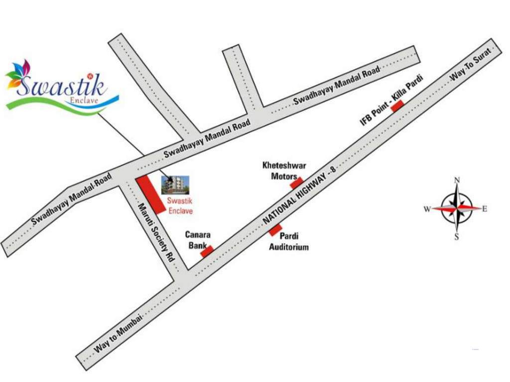  swastik enclave Location Plan