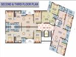 Shree Sai Palace Cluster Plan from 2nd to 3rd Floor  shree-sai-palace Shree Sai Palace Cluster Plan from 2nd to 3rd Floor