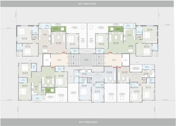 Cluster Plan for 1st Floor antrix Cluster Plan for 1st Floor