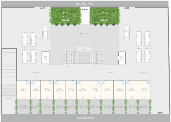 Cluster Plan for ground Floor antrix Cluster Plan for ground Floor