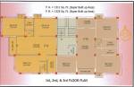  balaji-twins Block B Cluster Plan from 1st to 3rd Floor