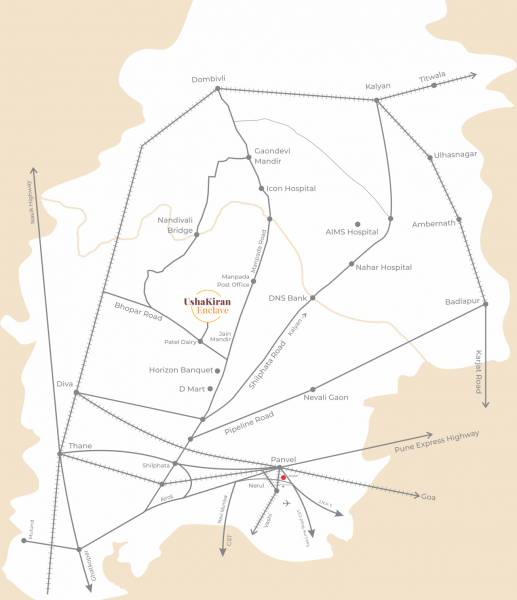  ushakiran-enclave Location Plan