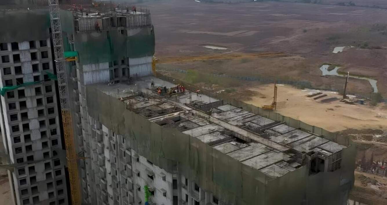  greater thane phase 1 dosti paradise Greater Thane Phase 1 Dosti Paradise Construction Status June 25