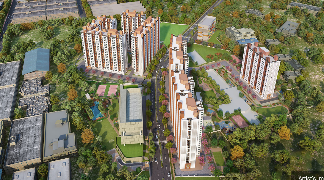  greater thane phase 1 dosti paradise Elevation
