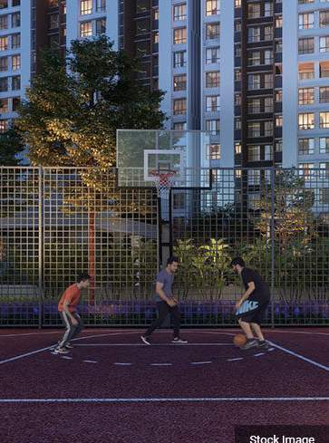  greater thane phase 1 dosti paradise Basketball Court