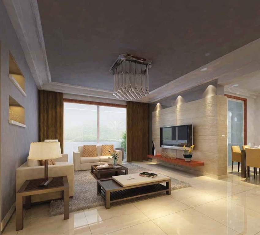  greater thane phase 1 dosti paradise Living Area