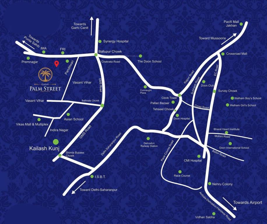 kailash palm street Location Plan