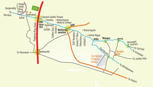  mythri-homes Location Plan
