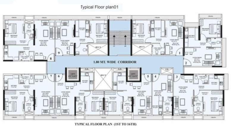  vatika roha palash A WING Cluster Plan