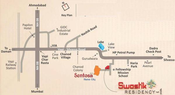 Location Plan swastik-residency-1 Location Plan