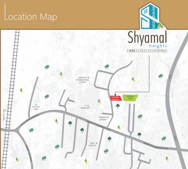 Location Plan shyamal-heights Location Plan