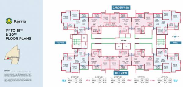  the-cliff-garden-phase-2a Wing I Cluster Plan