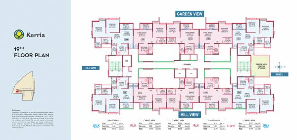  the-cliff-garden-phase-2a Wing I Cluster Plan