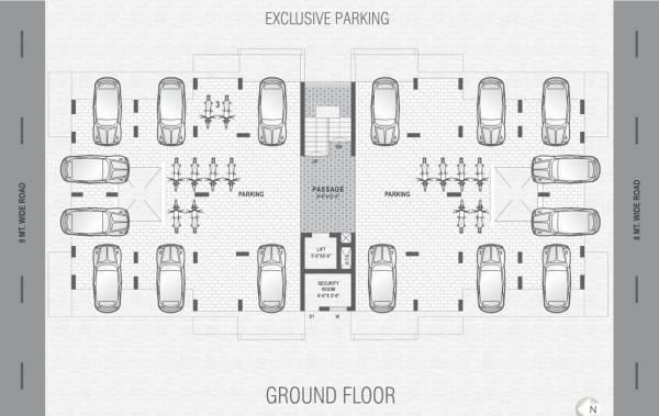 Satya Residency Cluster Plan for ground Floor satya-residency Satya Residency Cluster Plan for ground Floor