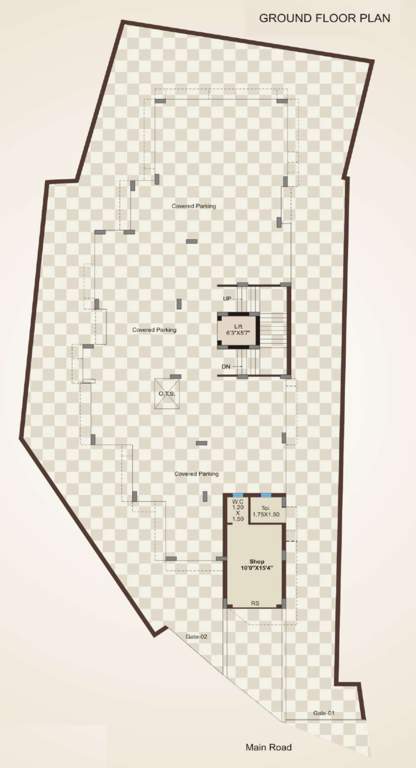  mangalam heights 01 Mangalam Heights 01 Cluster Plan for ground Floor