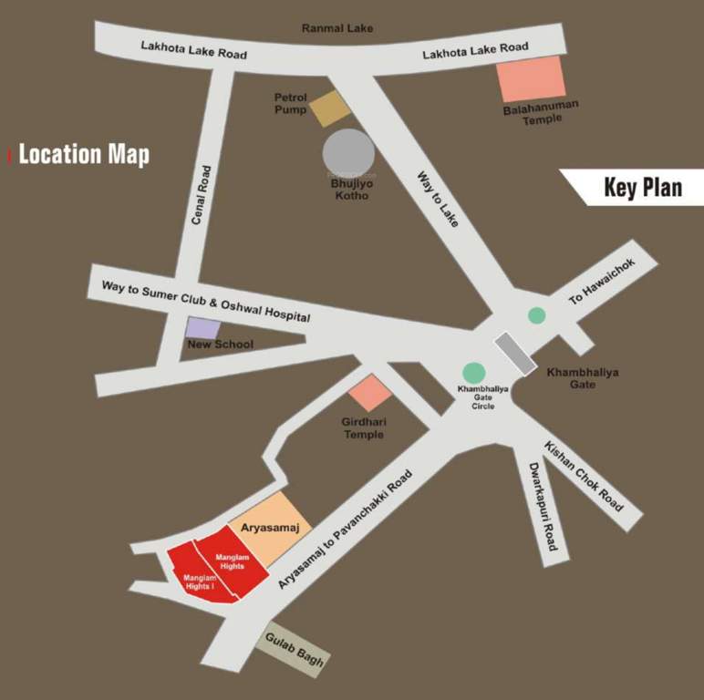  mangalam heights 01 Location Plan