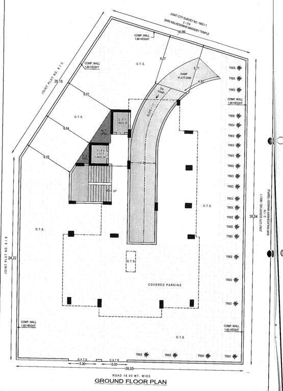  simandhar sky Simandhar Sky Cluster Plan for ground Floor