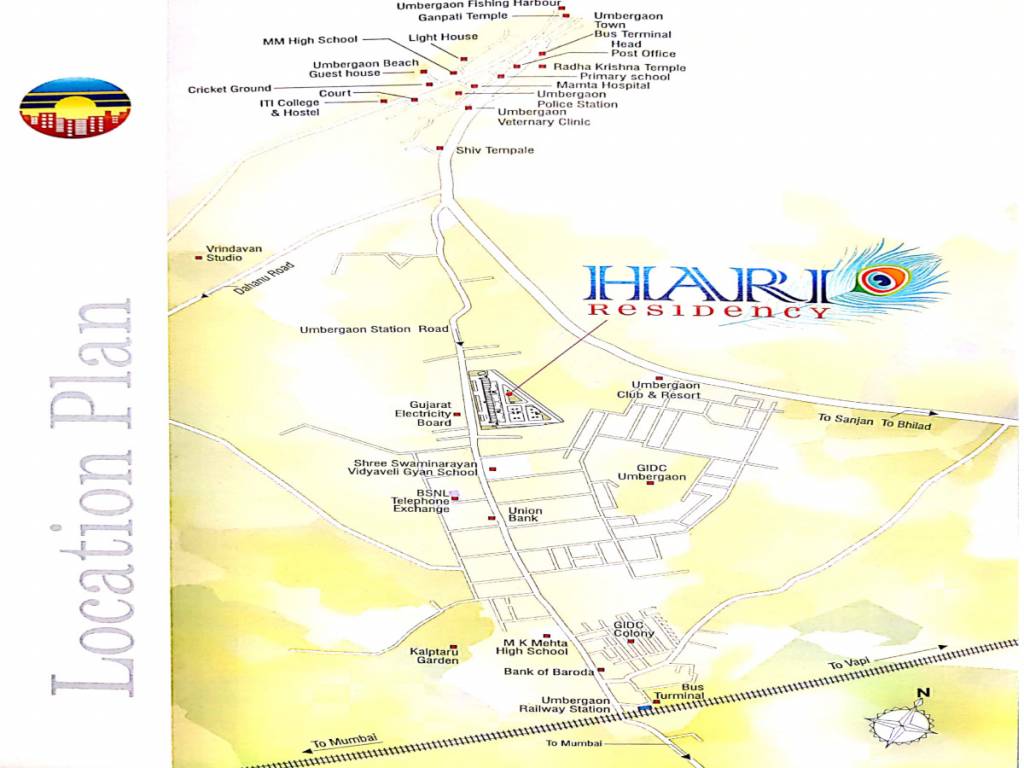  hari residency b building Location Plan