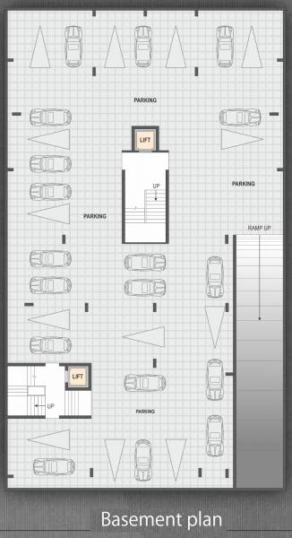  utsav-aashaya Tower A And B Cluster Plan for Basement Floor
