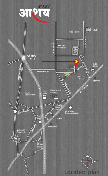  utsav-aashaya Location Plan