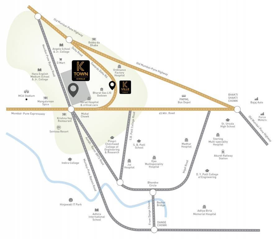  k town  Location Plan