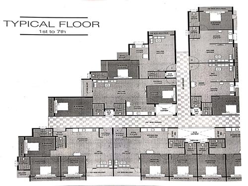  aishwary-residency-co-op-housing-society-limited Aishwary Residency Co Op Housing Society Limited Cluster Plan from 1st to 7th Floor