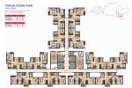 Tower 6 Cluster Plan from 1st to 30th Floor greater-thane Tower 6 Cluster Plan from 1st to 30th Floor