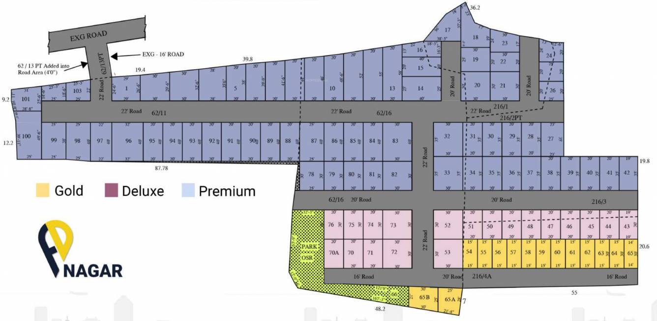  fd nagar Layout Plan