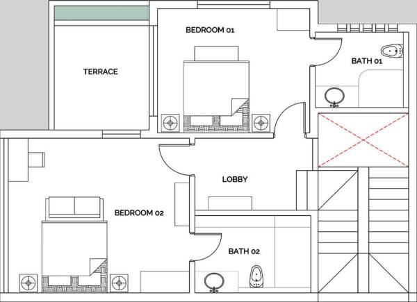  la-masilla Cluster Plan for 1st Floor