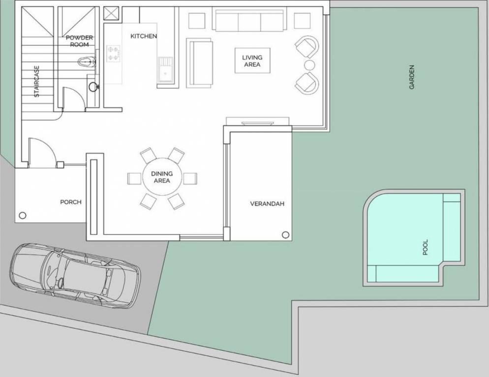  la masilla Cluster Plan for ground Floor