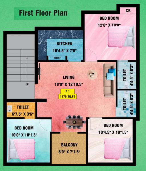  sai-crystal Sai Crystal Cluster Plan for 1st Floor