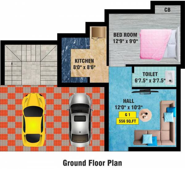  sai-breeze Sai Breeze Cluster Plan For Ground Floor