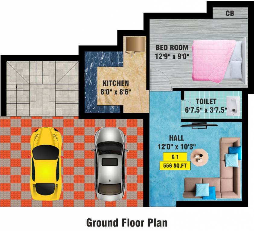  sai breeze Sai Breeze Cluster Plan For Ground Floor