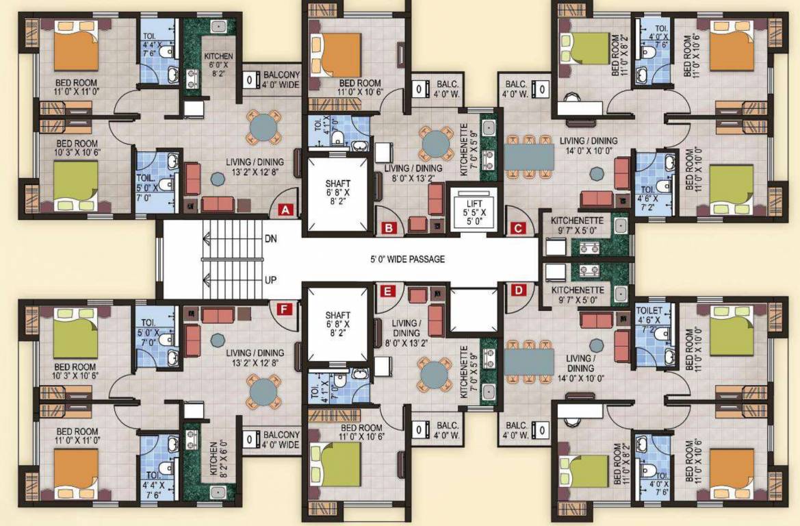  fantasia Cluster Plan