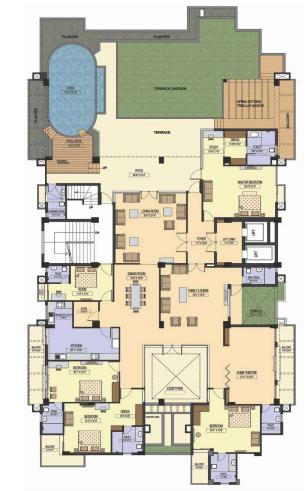  jalandhar-heights-2-extension Block L Cluster Plan for 1st Floor