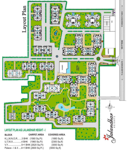 jalandhar heights 2 extension Layout Plan