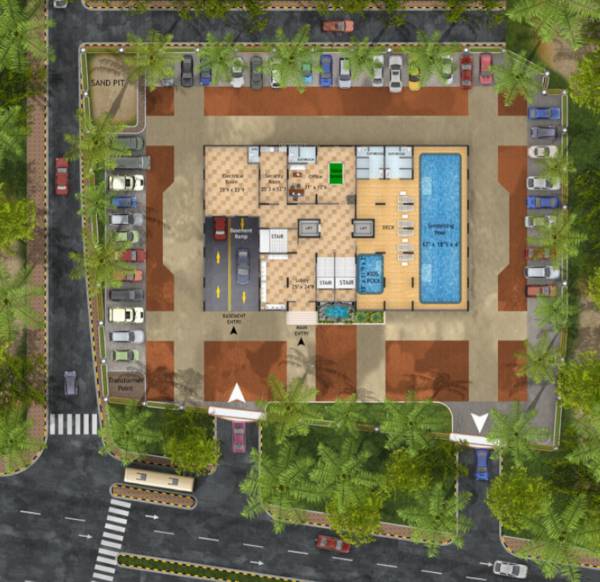 Tower 1 Cluster Plan for ground Floor shipal Tower 1 Cluster Plan for ground Floor