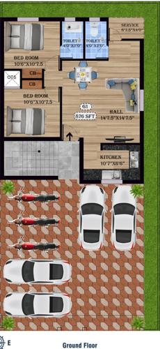  sai-wonderland Sai Wonderland Cluster Plan for ground Floor