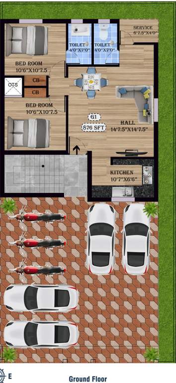  sai wonderland Sai Wonderland Cluster Plan for ground Floor