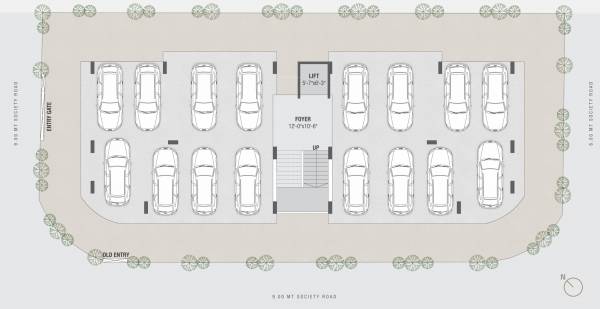  golden-sunrise Block 1 Cluster Plan For Ground Floor