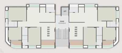  golden-sunrise Block 1 Cluster Plan From 1st To 5th Floor