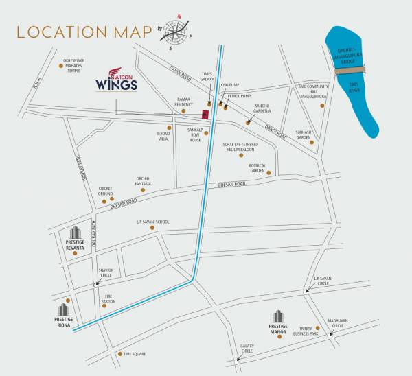  wings Location Plan