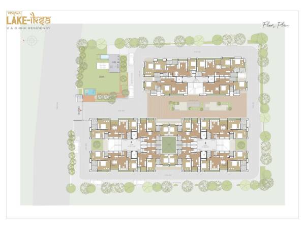  lake-iksa Block A Typical Cluster Plan