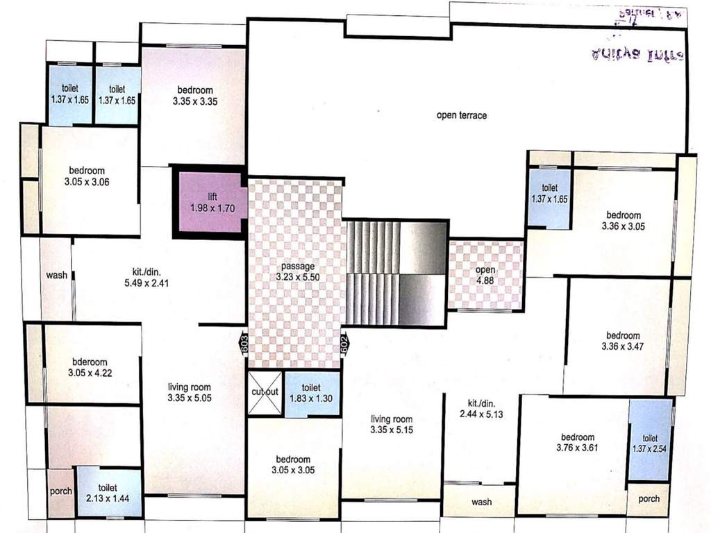 satsang Satsang Cluster Plan for 6th Floor