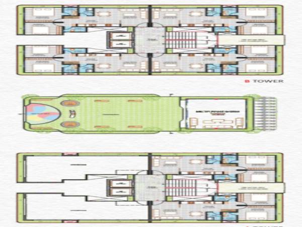  bhavyaraj-residency Tower A Cluster Plan for 13th Floor