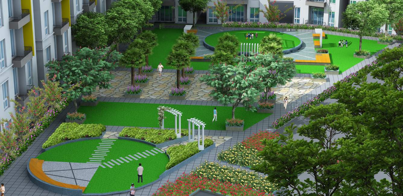 pride park wing a and b Landscaped Gardens