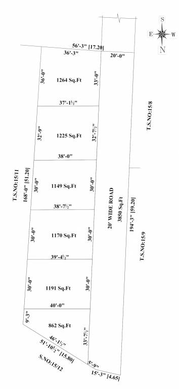  plots Layout Plan