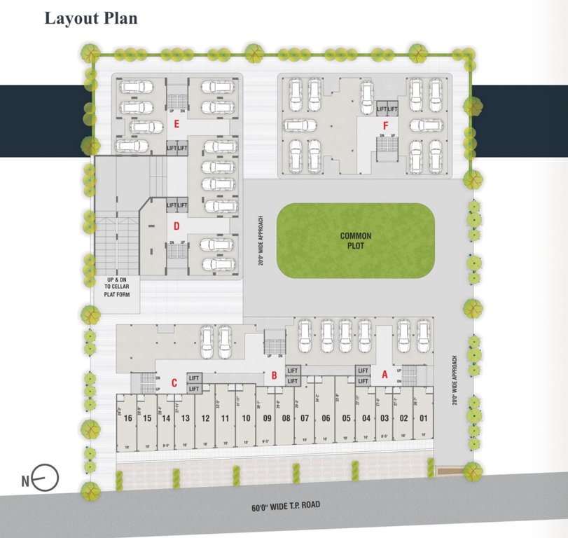  sarthi residency Layout Plan